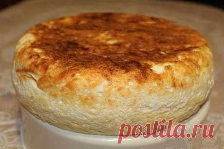 Воздушная творожная запеканка в мультиварке.