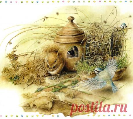 Marjolein Bastin - голландская художница иллюстратор.