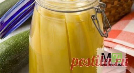 Кабачки консервированные по-польски - кулинарный рецепт. Миллион Меню