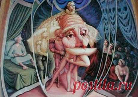 Тест - Что нужно для счастья? То, что увидели первым, расскажет всё о вашем эмоциональном состоянии!Лицо седого старца с усами.