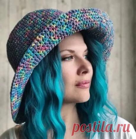 Шляпа крючком, пошаговое описание - Сам себе мастер - Медиаплатформа МирТесен