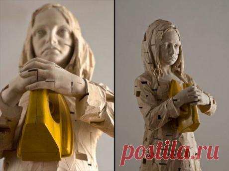 Gehard Demetz . Деревянная скульптура