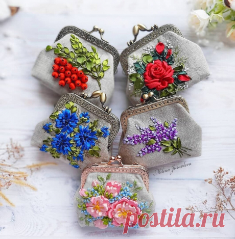 Чудесные вышивки лентами. Любуемся (много фото) | Хроники Сельских Бюджетников | Яндекс Дзен