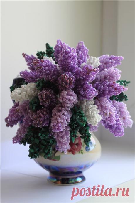 «Букетище сирени из бисера» — карточка пользователя missis.martushka в Яндекс.Коллекциях