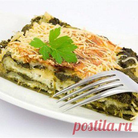 Лазанья из шпината и сыра с кедровыми орешками рецепт – вегетарианская еда: паста и пицца