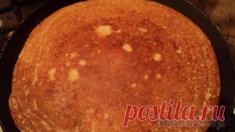 Манна-овсяные блины