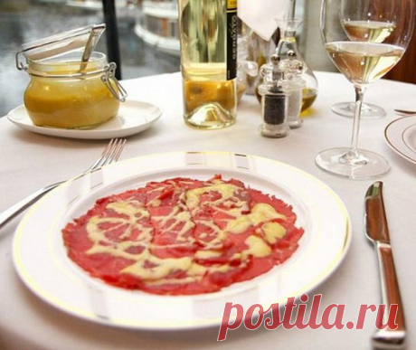 Карпаччо: как итальянский шеф-повар придумал легендарное блюдо | Чёрт побери