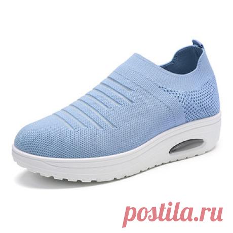 women casual mesh comfortable breathable sneakers at Banggood
