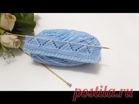 İki şiş örgü modeli / yelek hırka örgü modelleri / knitting pattern