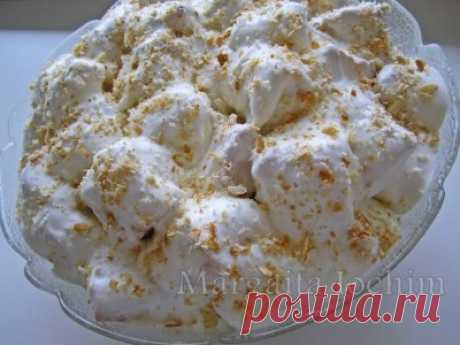 Десерт из слоёного теста АЙСБЕРГ