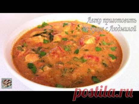 Быстрый, сытный и очень вкусный ужин! Куриный паприкаш!