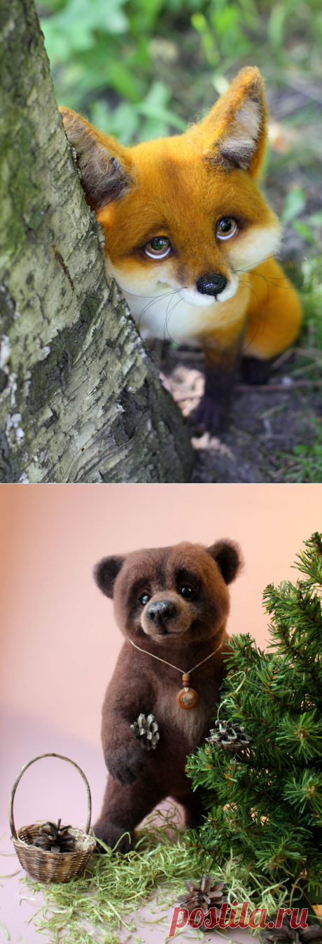 Невероятно очаровательные войлочные игрушки