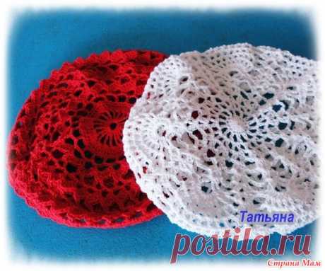 Вдогонку ушедшему лету. Детские береты. Крючок. - В.Г.У. - Вязаные Головные Уборы - Страна Мам