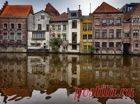 Одна из улиц в бельгийском городе Гент. Автор фото – АБ: nat-geo.ru/photo/user/296085/