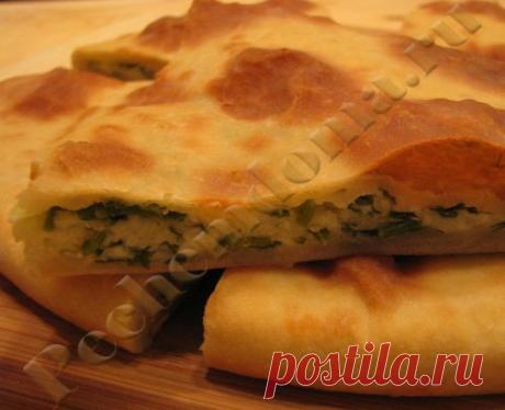 Быстрый пирог с сыром и зеленью | Домашняя выпечка