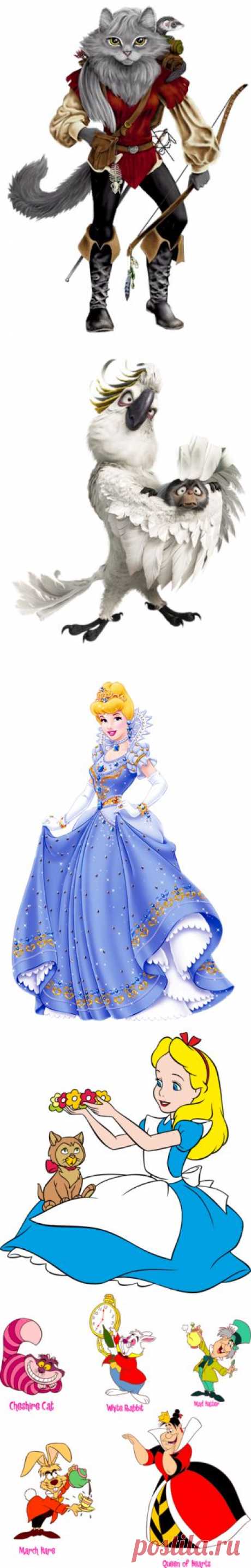 Добро пожаловать в сказку! Сборка детского клипарта.