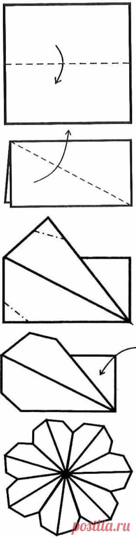 Анемон | Оригами