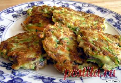 ОЛАДЬИ ИЗ КАБАЧКОВ И ШАМПИНЬОНОВ