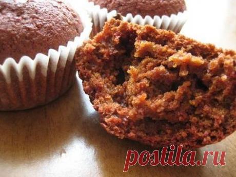 Шоколадно-свекольные маффины