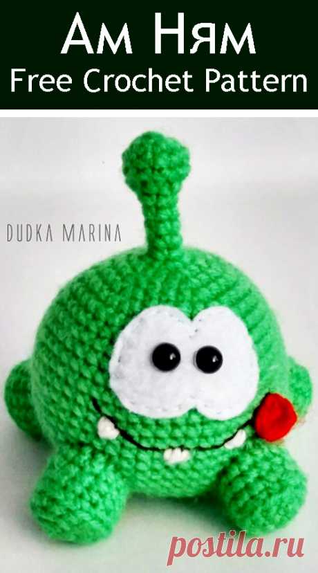 PDF Ам Ням. FREE amigurumi crochet pattern. Бесплатный мастер-класс, схема и описание для вязания игрушки амигуруми крючком. Вяжем игрушки своими руками! Приключения Ам Няма, Истории Ам Няма, Om Nom Stories, Cut the Rope. #амигуруми #amigurumi #amigurumidoll #amigurumipattern #freepattern #freecrochetpatterns #crochetpattern #crochetdoll #crochettutorial #patternsforcrochet #вязание #вязаниекрючком #handmadedoll #рукоделие #ручнаяработа #pattern #tutorial #häkeln #amigurumis