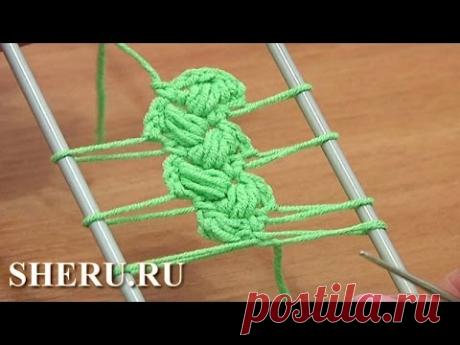 Hairpin Lace Patterns Урок 10 Вязание крючком на вилке