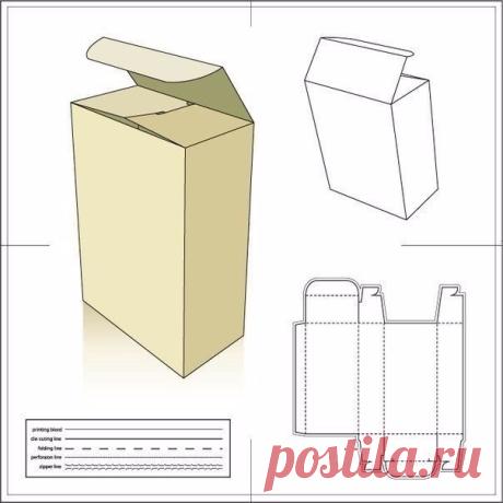 Развороты всяких-разных коробочек - в копилку