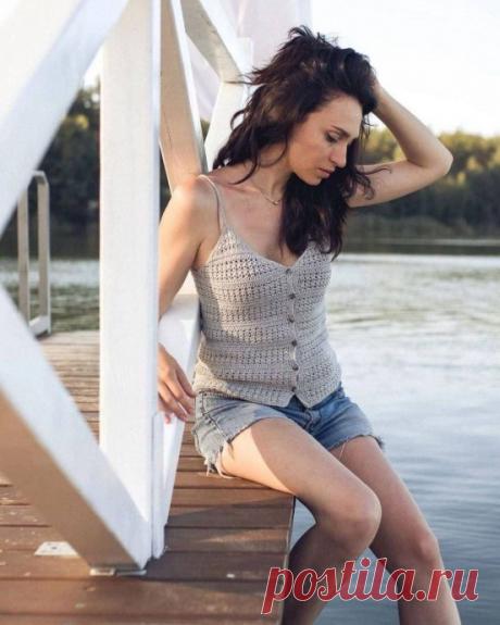 Топ "Прованс" крючком