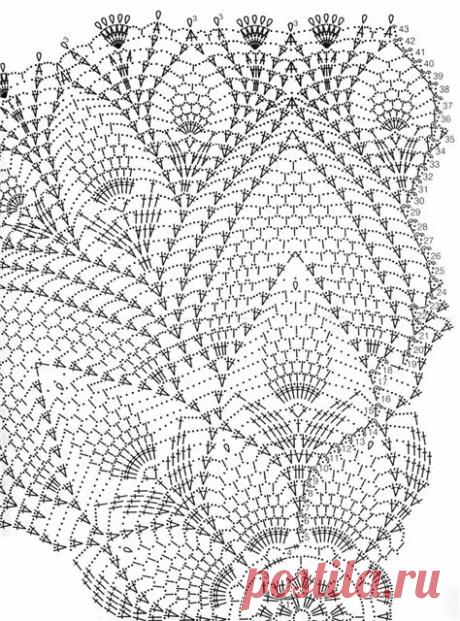 Продолжение работы над вязаным куполом зонта..