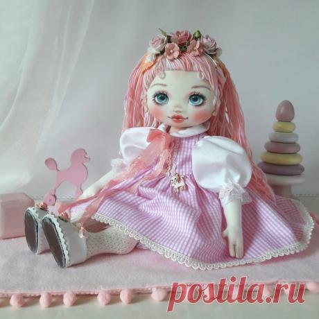 Делаем волосы из пряжи для куклы из ткани: Мастер-Классы в журнале Ярмарки Мастеров