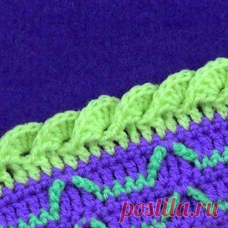 Объемная кайма Чешуйки