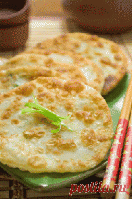 Китайские лепёшки с зелёным луком « Простые вкусные рецепты и ничего более