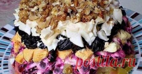 Салат «Графский»: самое лучшее блюдо из отварной свеклы!Шубу больше не готовим. - Adfave - Эдфейв