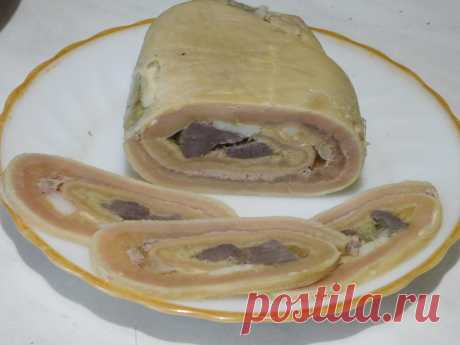 Любителям рубца — рулет и тжвжик