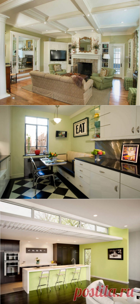 Фисташковый цвет в современном дизайне интерьера | Роскошь и уют