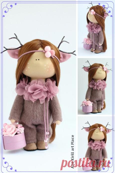 Valentines Gift Doll Textile Art Doll Interior Tilda Doll | Etsy