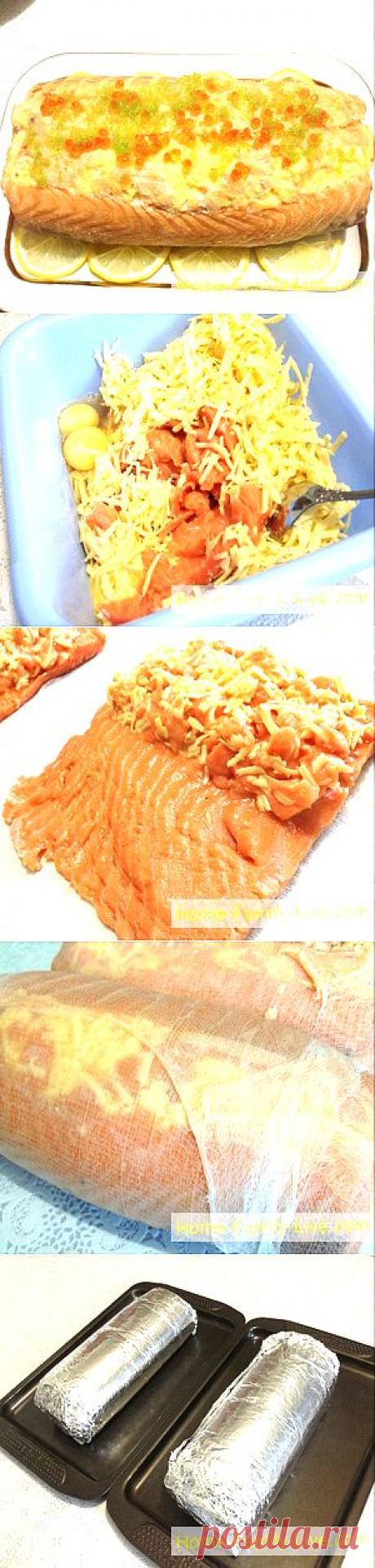 Рулет из семги - Кулинарные рецепты