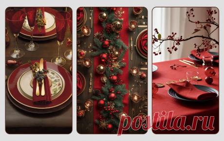 Как сервировать новогодний стол 2025: фото и описание красивой сервировки стола к Новому году Змеи | Читайте в «Эльдоблоге»