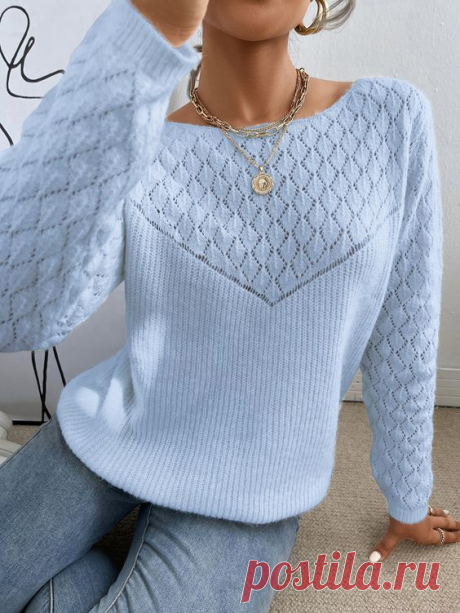 ШИКАРНЫЕ ДЖЕМПЕРЫ С V ОБРАЗНЫМ УЗОРОМ! | Копилка узоров (Вязание спицами) | Дзен