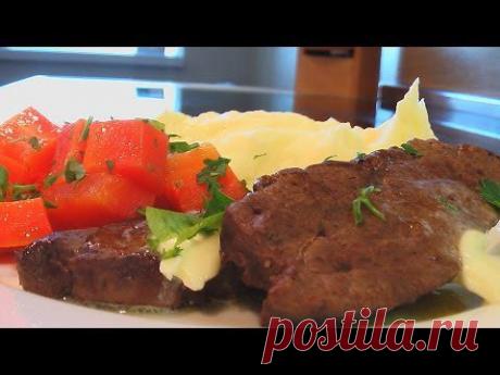 Печенка, жареная в конверте видео рецепт. Книга о вкусной и здоровой пище - YouTube