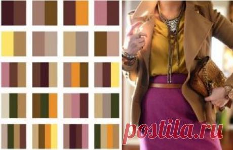 12 идеальных сочетаний цветов в одежде...