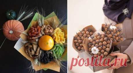 Букеты из орехов (79 фото) - пошаговые инструкции создания букетов для мужчин и женщин