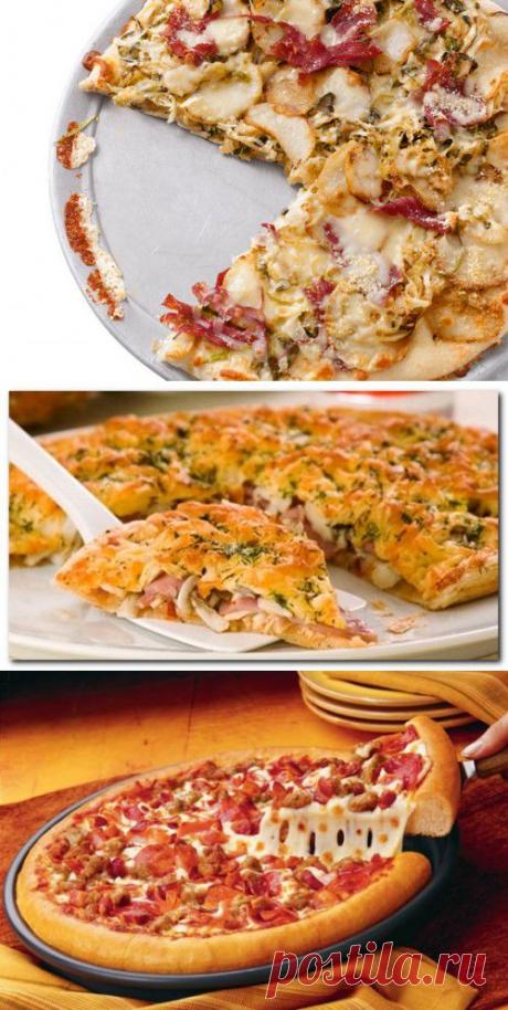 5 лучших рецептов пиццы с мясом или как порадовать мужчин! / Простые рецепты