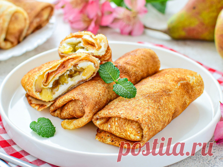 Ушли влет: блины с начинкой, которые просят готовить снова и снова | Рецепты с фото и видео - только лучшее от Аймкук | Дзен
