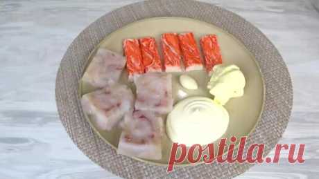 Этот рецепт все должны попробовать минтай+крабовые палочки секрет приготовления рыбных котлет | Рецепты от Души | Дзен