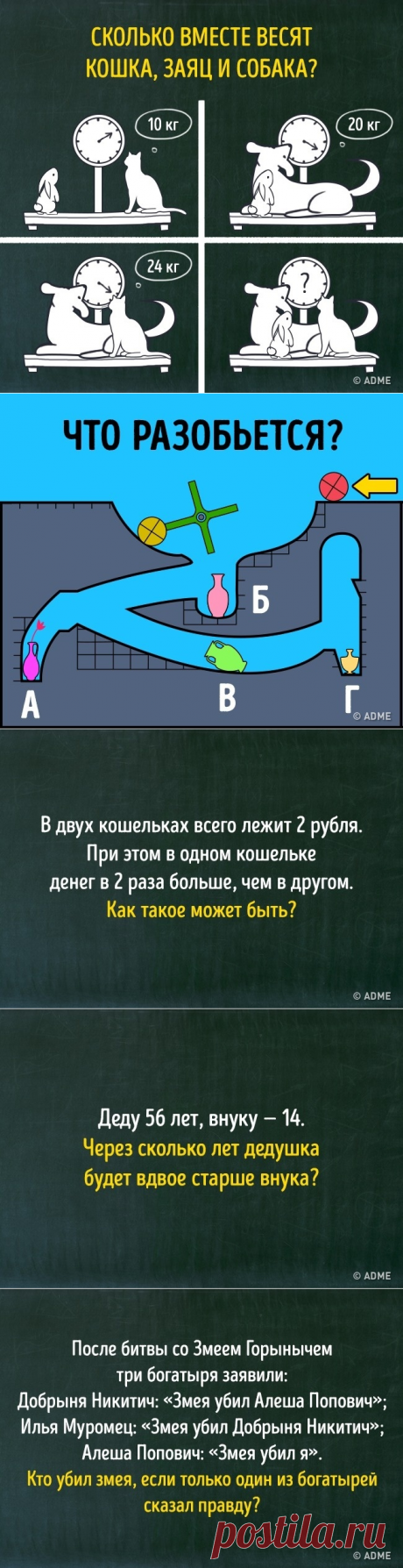 С этими 9 задачами справляются 5-классники, но многих взрослых они ставят в тупик