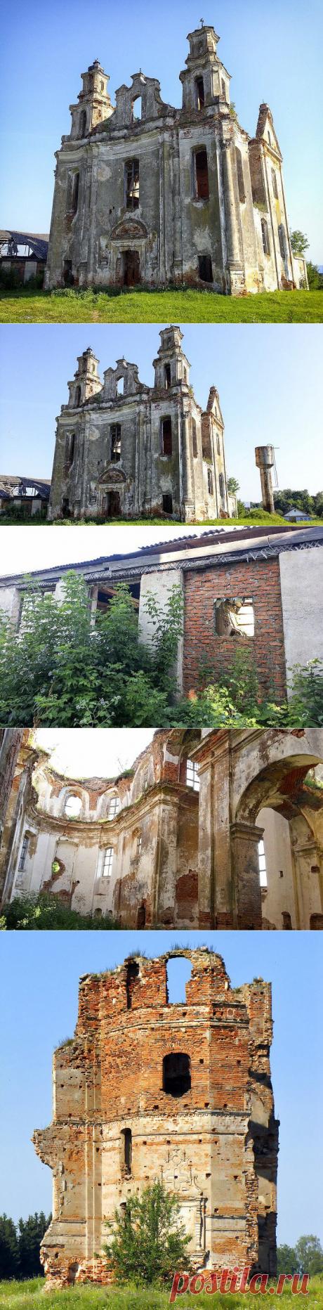 Костел Девы Марии и замок Белый Ковель