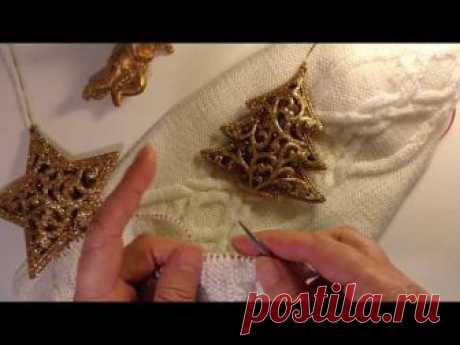 Ровный край спицами Свитер спицами