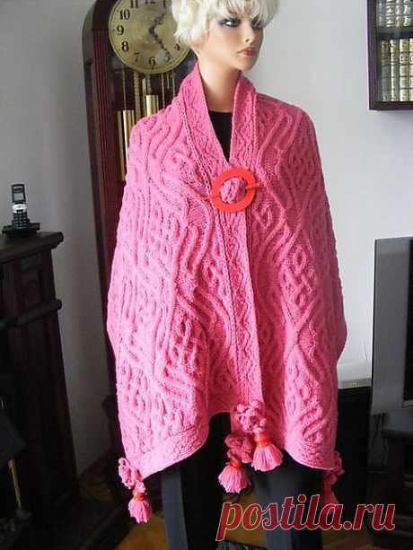 Ravelry: Марокко обернуть шаблон, Вязание Devorgilla в (sometimes. ..)