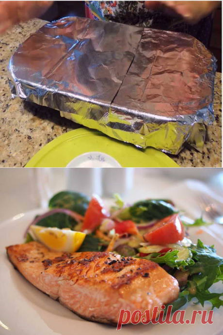 Запеченный лосось в духовке. Пошаговый рецепт с фото. Пальчики оближешь!