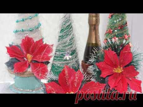 Елка из шампанского своими руками / DIY Champagne Christmas tree - YouTube